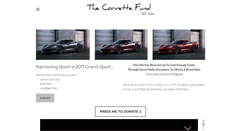 Desktop Screenshot of corvettefund.com